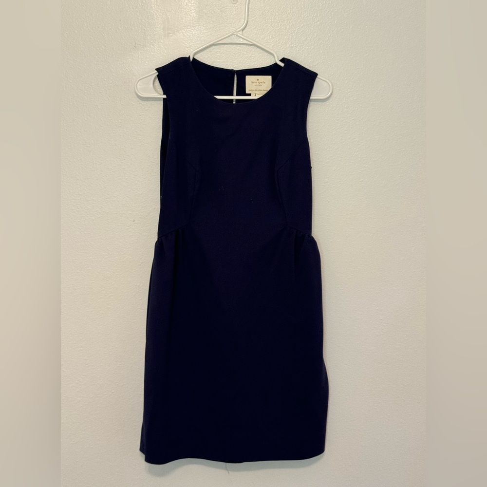 Kate Spade Navy Blue Shift Dress Size 4